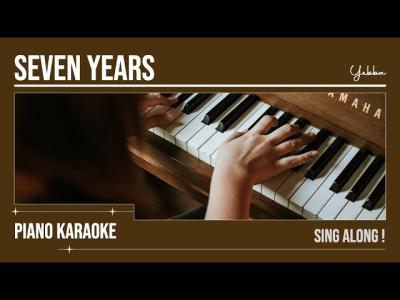 Yebba  Seven Years Piano Karaoke  Sing Along