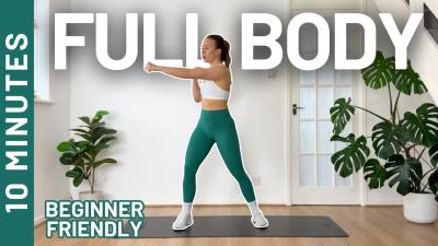 10 MIN FULL BODY WORKOUT  No Equipment Beginner Friendly