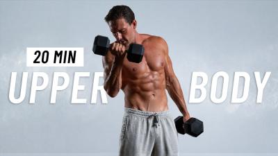 20 Min Total Upper Body Dumbbell Workout at Home to Build Muscle