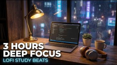3Hour Deep Focus Music Lofi Beats for Studying  Concentration  Mind Relief  Whispering Winds
