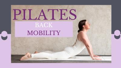 3Minute Back Mobility Routine  Gentle Pilates for a Stiff Back Over 50s