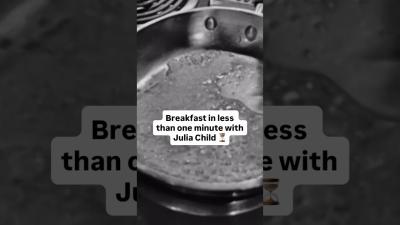 30 seconds. 1 omelet. 0 spatulas. Pure Julia. JuliaChild eggs BreakfastIdeas FastCooking shorts