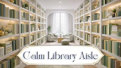 4 Hours of Calm Focus Luxury Library Ambience for Deep Work Reading  Studying