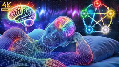 432Hz  528Hz  Fall Into Deep Sleep in 3 Minutes Whole Body Regeneration Remove Insomnia