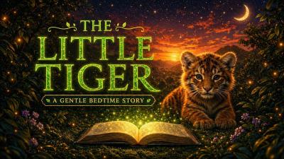 5 Minute Bedtime Story for Kids  The Little Tiger Who Didnt Roar  Calm Gentle Sleep Story