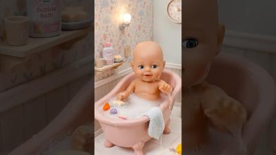 Baby Born Bedtime Routine Animated Tidy Up Bath Teeth Story  Sleep 