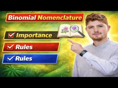 Binomial Nomenclature  Importance  Rules  Class 9 Biology KPK.