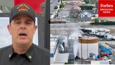 BREAKING NEWS Orange County CA Unified Incident Commander Gives Update On Chemical Leak