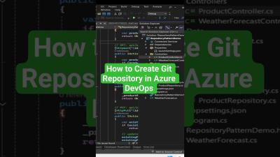 Create a Git Repository in Azure DevOps in 1 Minute  Beginner Tutorial azuredevops git
