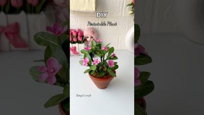 DIY Periwinkle Plant sorts viralshort viralvideo handmade flowers diy craft homedecor art