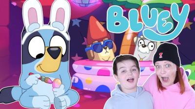 EASTER PARTY Finding Hidden Surprises in Blueys House  Lets Play with Ima and Jessy