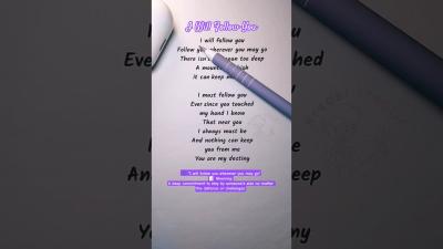 Easy English Karaoke  I Will Follow You 1  Sing  Learn English