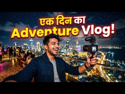 Ek Din Ka Adventure Vlog  City Metro Beach Mountains  Night Market Travel Vlog