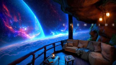 Eventide  Nebula Balcony Ambient  Deep Space Music for Sleep Study  Focus