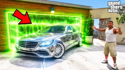 Franklin Found a Magical Garage in His House GTA 5  SHINCHAN and CHOP
