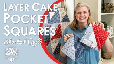 FREE Layer Cake Pocket Square Quilt Pattern  Shortcut Quilt Tutorial  Fat Quarter Shop Tutorial