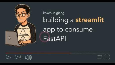 Fullstack Python  simple Streamlit app to consume a FastAPI API