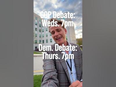 Gubernatorial debates coming up Wednesday and Thursday