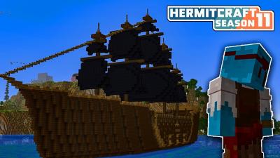Hermitcraft 11  Ep. 19 INSANE MEGA SHIP Minecraft Lets Play