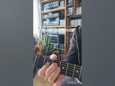 Hotel California The Eagles Acoustic Guitar Karaoke