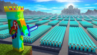 I Created the Worlds Largest Minecraft Army