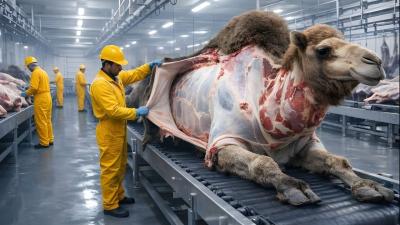 Inside a Modern Camel Leather Factory  The Complete Process of Making Luxury Leather Jackets