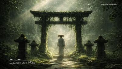 Japanese Zen Music  Japanese Flute Music For Healing Soothing Meditation studying mindfulness