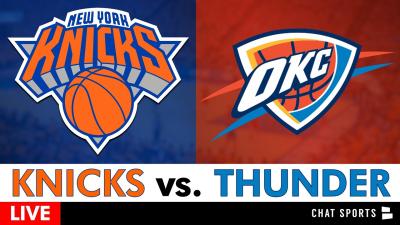Knicks vs. Thunder Live Streaming Scoreboard PlayByPlay Highlights  Stats  NBA on NBC Stream