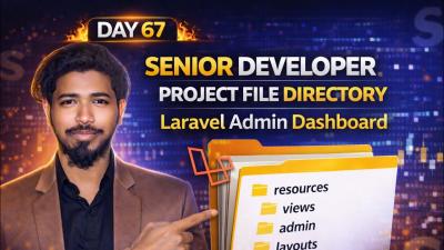 Laravel 12 File Structure for Real World Projects  Admin LTE  Day 67