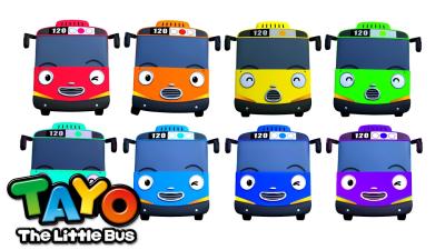 Learn Colors with Tayo  Compilation  Colors for Kids  Tayo the Little Bus