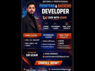 Learn Full Stack Web Development  Code With Uzair