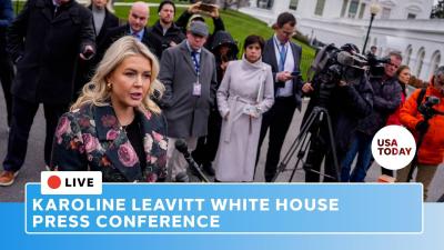 Live Karoline Leavitt press conference at White House after Fox News interview