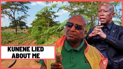 Malema Slips BADLY While Attacking Kenny Kunene LIVE