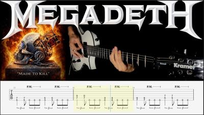 Megadeth  Made To Kill Guitar Cover WTabs