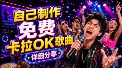 免费卡拉ok歌曲制作详细攻略免费分离音频的网站