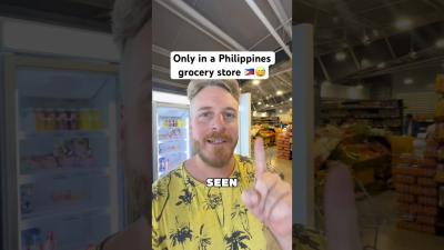 Only in a Philippines Grocery store philippines philippinestravel grocerystore travelvlog