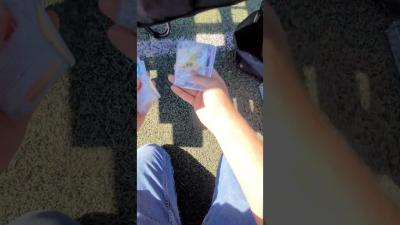 Opening Pokemon Cards During Marching Band Performance