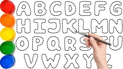 Phonics Song Easy Draw and Paint Alphabet A to Z for Beginners KS ART
