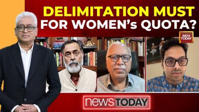 Rajdeep Sardesai Hosts Debate On Can Womens Reservation Bill Be Delinked From Delimitation