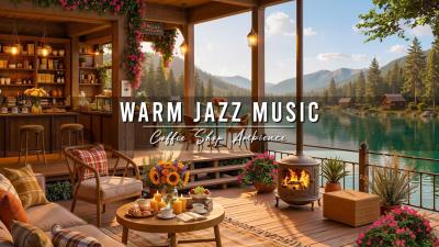 Relax Gently with Warm Morning Jazz Music Cozy Coffee Shop Ambience  Smooth Piano Jazz Music