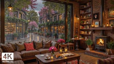Relaxing March Jazz for Work Study  Cozy Café Ambience with Gentle Jazz Instrumental Music