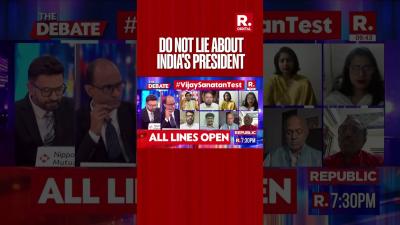 Republic FactChecks Experts Attempt At Maligning Indias President On Live Television