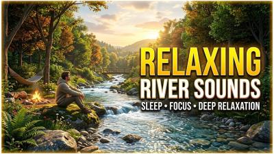 Serene Forest Ambience with Peaceful Stream Sounds for Sleep Study Meditation and Inner Peace