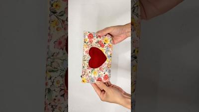 Sew Heart Frame Pouch  DIY Sewing Tutorial  Perfect Gift Idea sewingpattern
