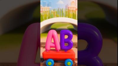 Sing Along Alphabet  Fun Kids Song with Train Animation kidsongs education