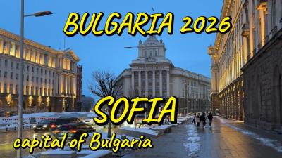 SOFIA  BULGARIA 2026  My city tour