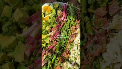 Spring Cobb Salad with Lemon Dill Vinaigrette