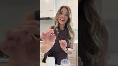 Strawberry Chia Seed Smoothie High Protein  Fiber recipe healthyrecipes protein fiber