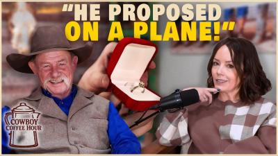 The Real Story Weve Never Told  He Proposed on an Airplane Cowboy Coffee Hour And