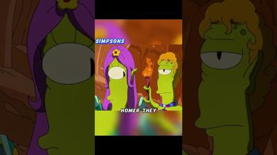 The Simpson family accidentally boarded a UFO anime animerecap TheSimpsons